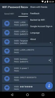 WiFi Password Recovery android App screenshot 4